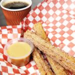 Churros with dulce de leche